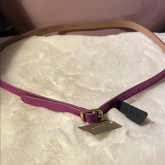 J. Crew Accessories - J. Crew Women's Vibrant Purple Belt